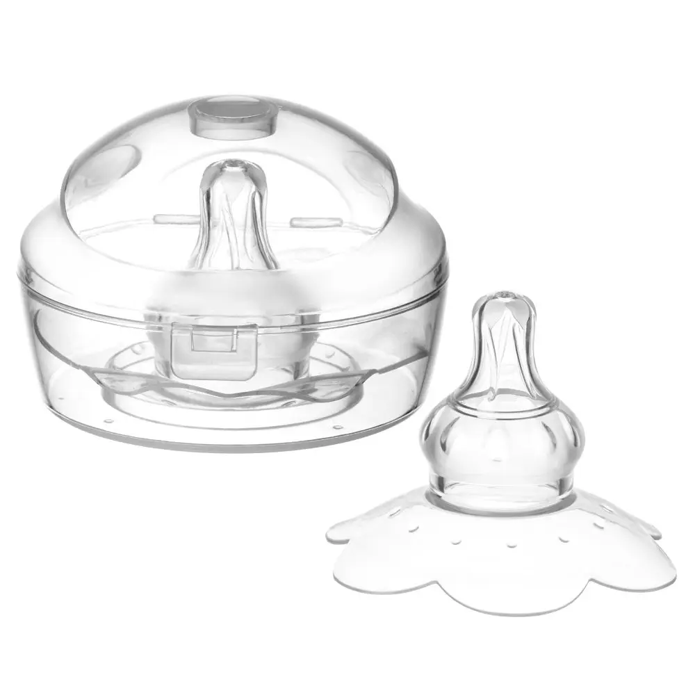

Silicone Nipple Protectors Lactating Mothers Areola Shields Protection Cover Breastfeeding Food Grade Silicone Breast Nipples