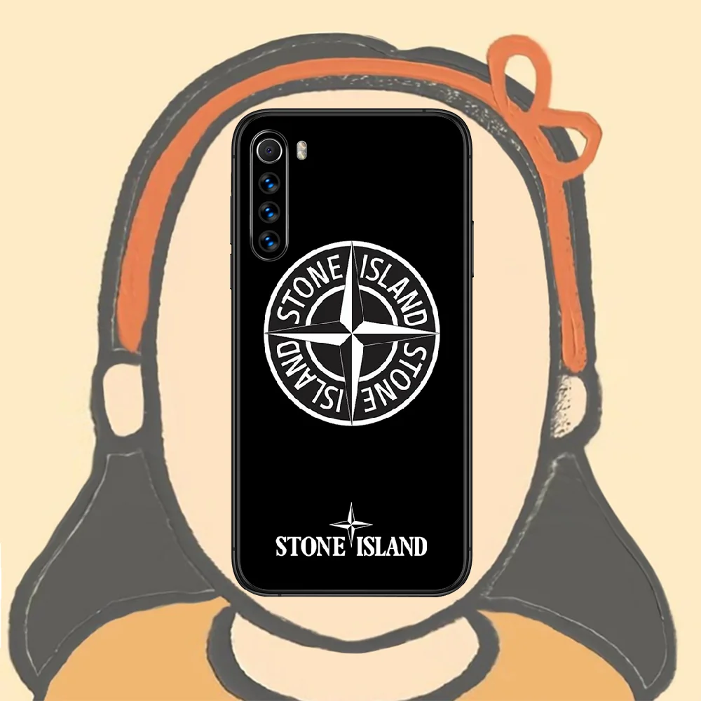 

Fashion Italian luxury brand logo Phone Case For Xiaomi Redmi Note 7 8 8T 9 9S 4X 7 7A 9A K30 Pro Ultra black Shell Pretty Back