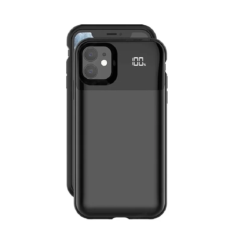 Чехол с отделением для зарядного устройства iPhone 11 12 Pro Max Power Bank 5S SE 5 5C 6 6S 7 8 plus X XR XS