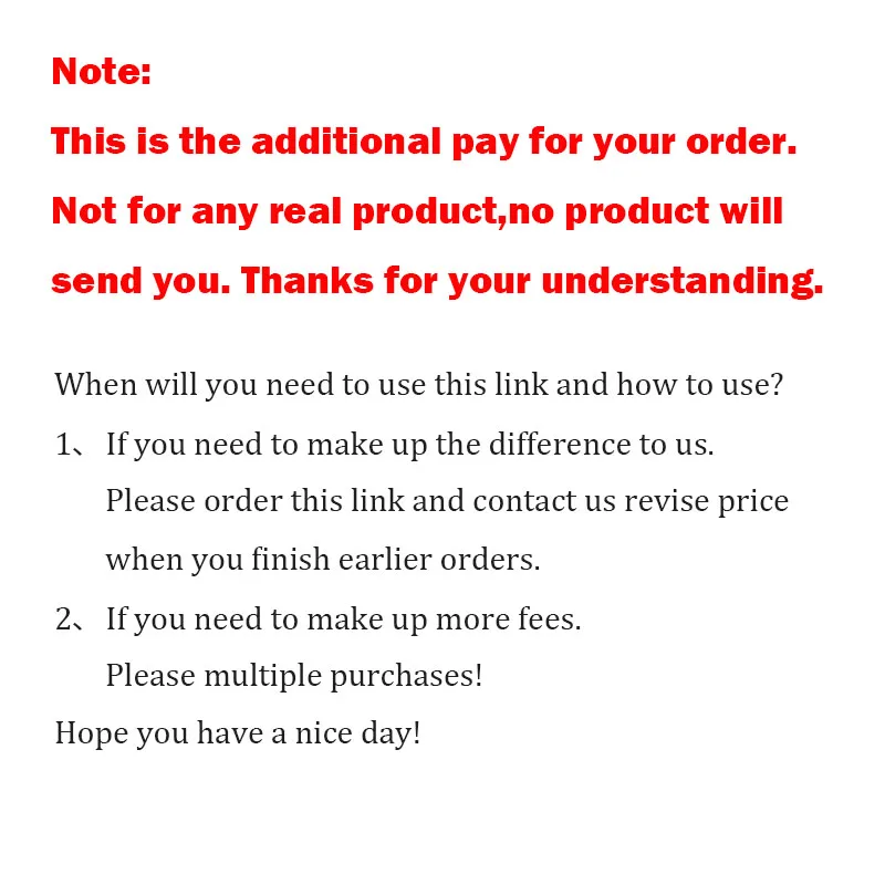 

Make up the Difference If You Need to Make up the Difference to Us Please Pay Us Through This Order
