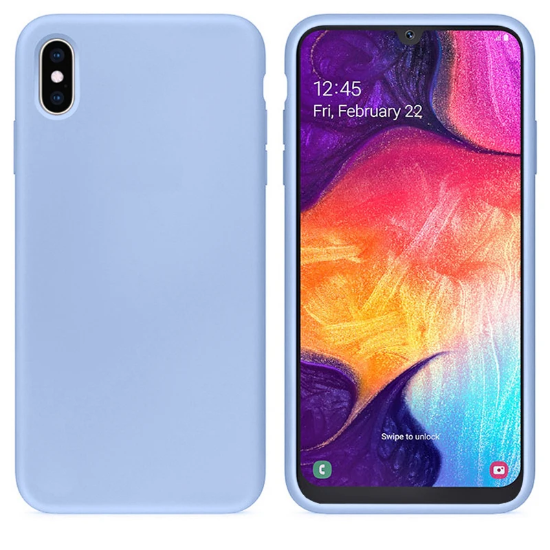 Цветной силиконовый мягкий чехол для Samsung Galaxy S10 A10 A70 A30 A40 A50 M30 M10 M20 S8 S9 Plus S6 S7 edge A6 A7