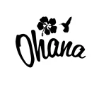 Виниловые автомобильные наклейки Ohana s, наклейка, устойчивая к атмосферным воздействиям, автостайлинг toon KK16 * 12 см