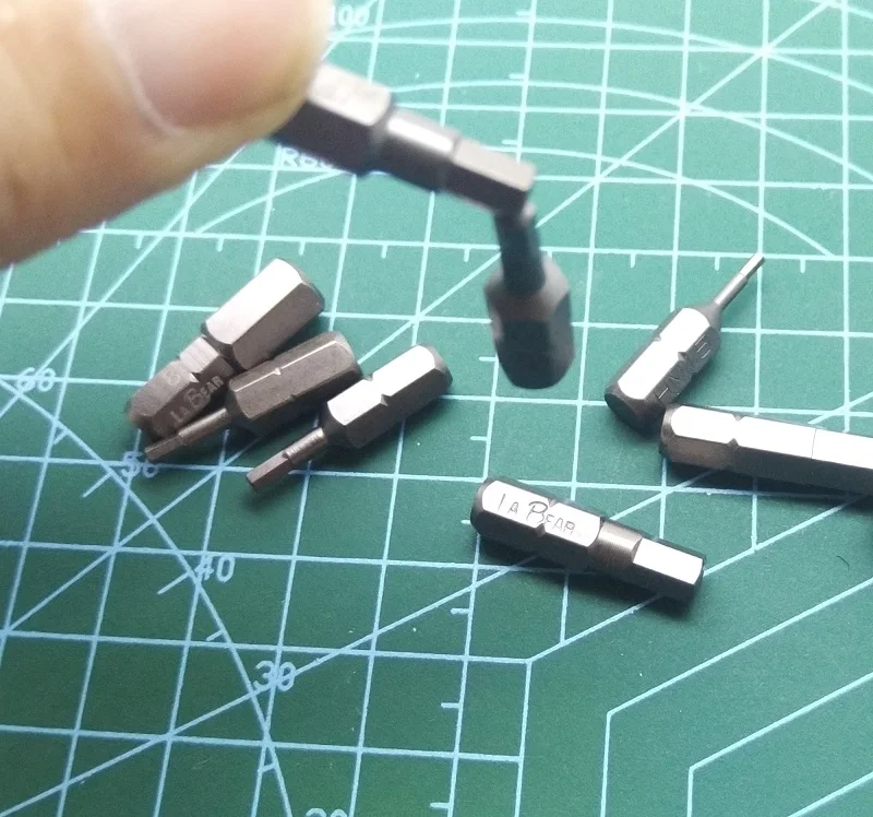 5 шт. 10 метрических шестигранные наконечники отвертки L25mm H1.5 H2 H2.5 H3 H4 H5 H6 H7 H8