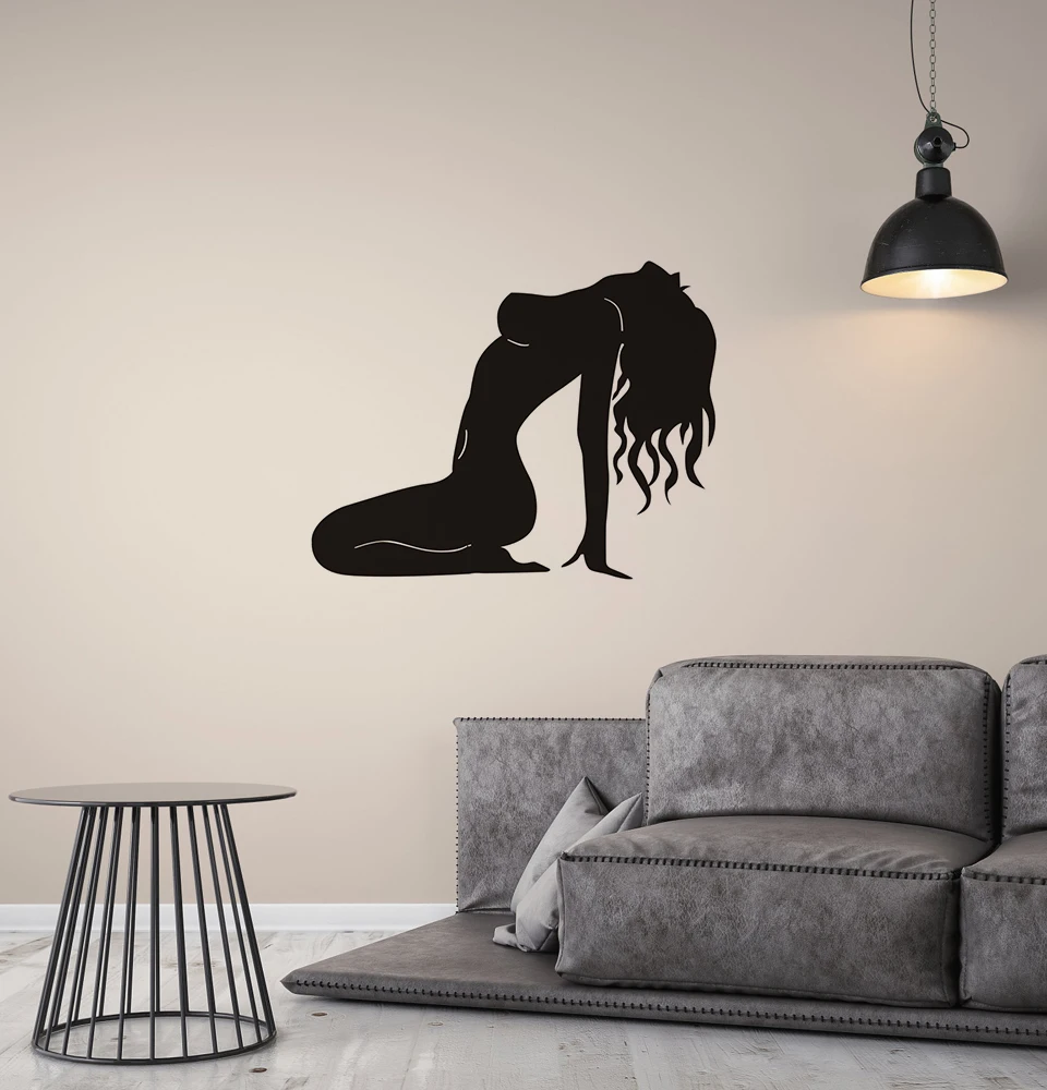 Настенные художественные наклейки голые сексуальные женские современные