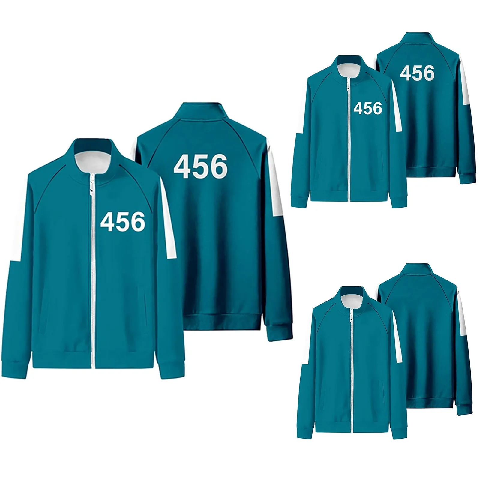 

Популярная модная куртка с воротником-стойкой 2021, Популярная Корейская женская повседневная хлопковая спортивная одежда, Популярная синяя...