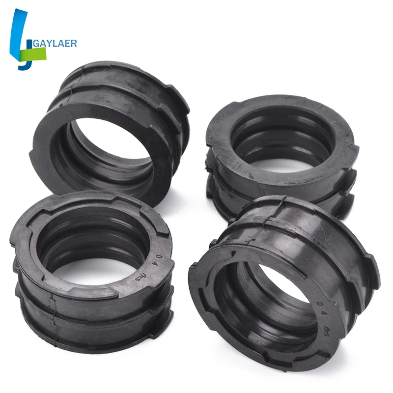 4 шт. Мотоцикл резиновый КАРБЮРАТОР впускной загрузки Carb изолятор для Yamaha V-MAX 1200