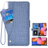 luxury flip phone case for samsung galaxy a50 a70 a90 4g a40 a10 a60 a20 a80 a30 a 90 10 20 30 40 50 60 70 80 denim wallet cover