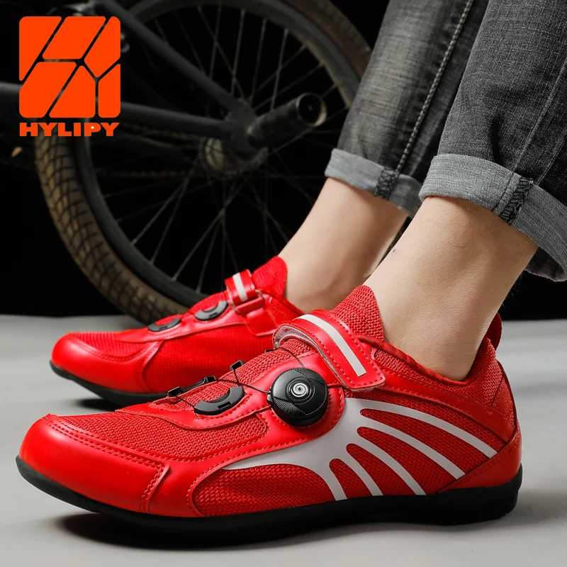 Кроссовки на резиновой подошве, дышащие, сетчатые, для езды на велосипеде, без каблука, для мужчин и женщин, размеры 36-45