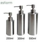 Диспенсер для мыла ручной из пены, бутылка с насосом из нержавеющей стали для шампуня, геля для душа, дозатор жидкого мыла для кухни, ванной комнаты