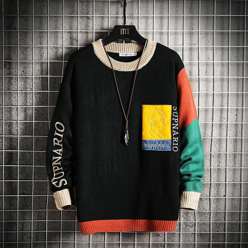 

Men'S Sweaters Spring Autumn Winter Clothes 2020 Pull OverSize M-4XL 5XL Korea Style Casual Standard Pullovers