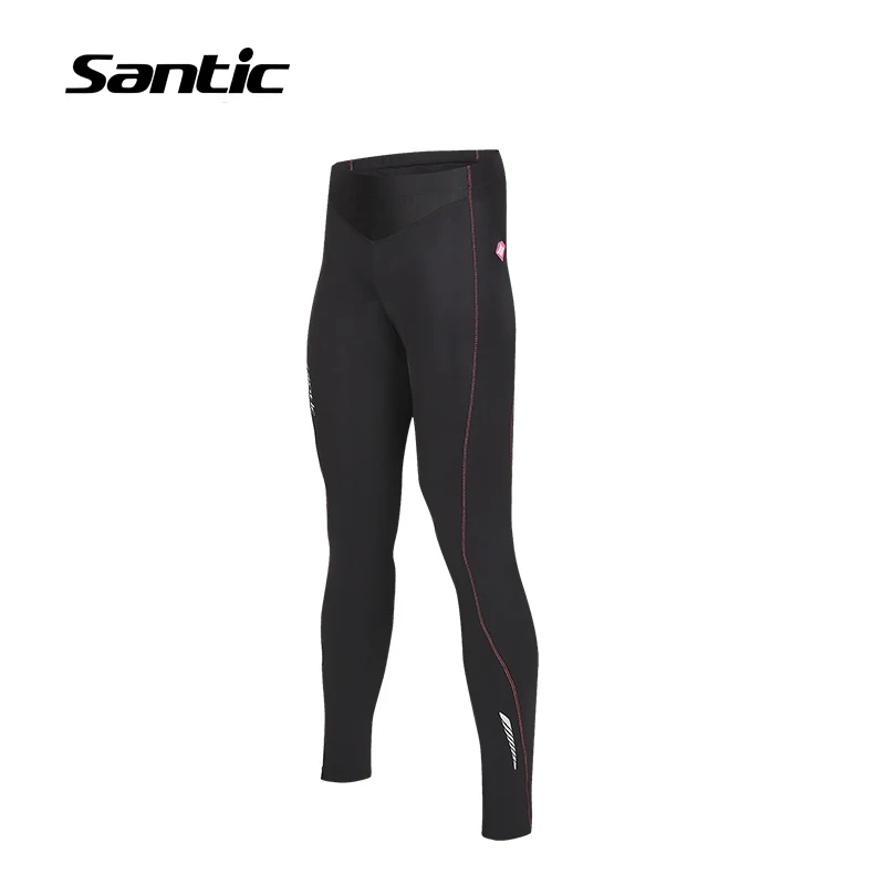 Женские длинные велосипедные брюки Santic быстросохнущие дышащие эластичные трико