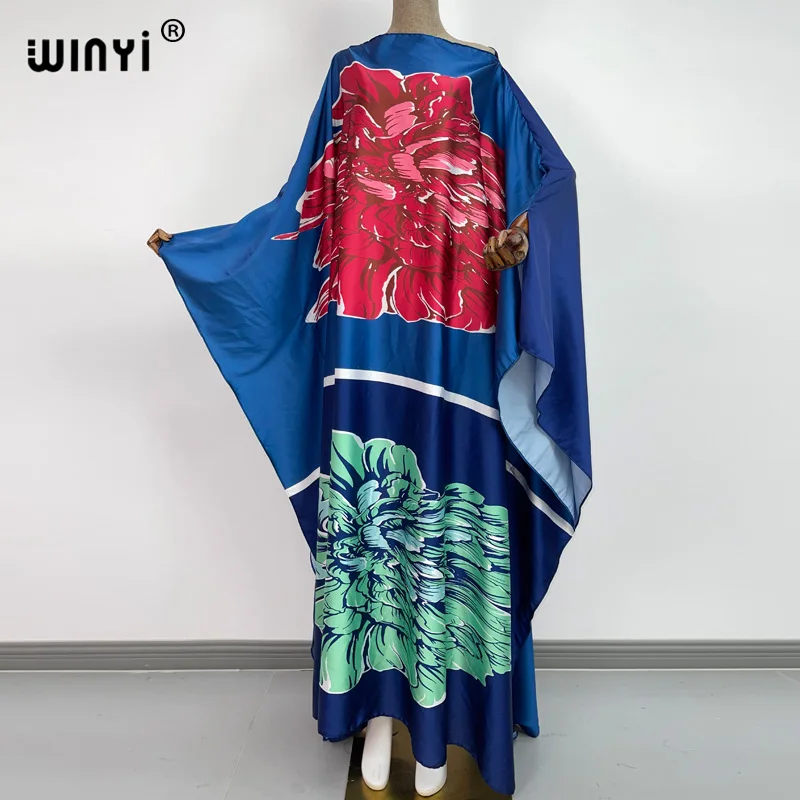 Женское модельное винтажное платье макси WINYI свободное Праздничное Платье с