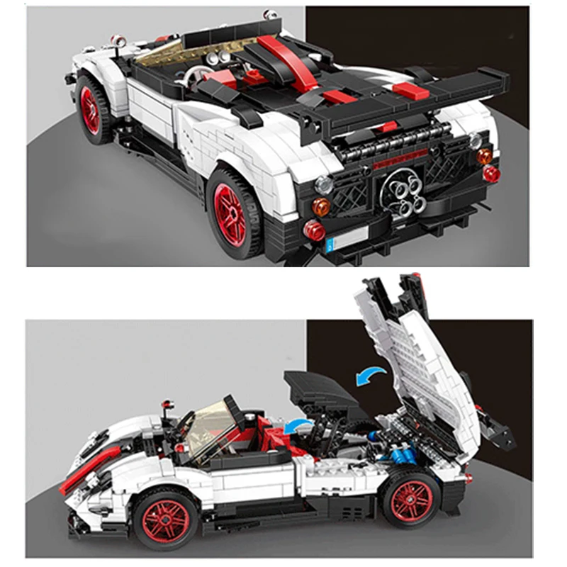 

960 Piece Bricks Racing Car Set Creator Model Building Blocks Kids Birthday Gift Boys Toys For Children