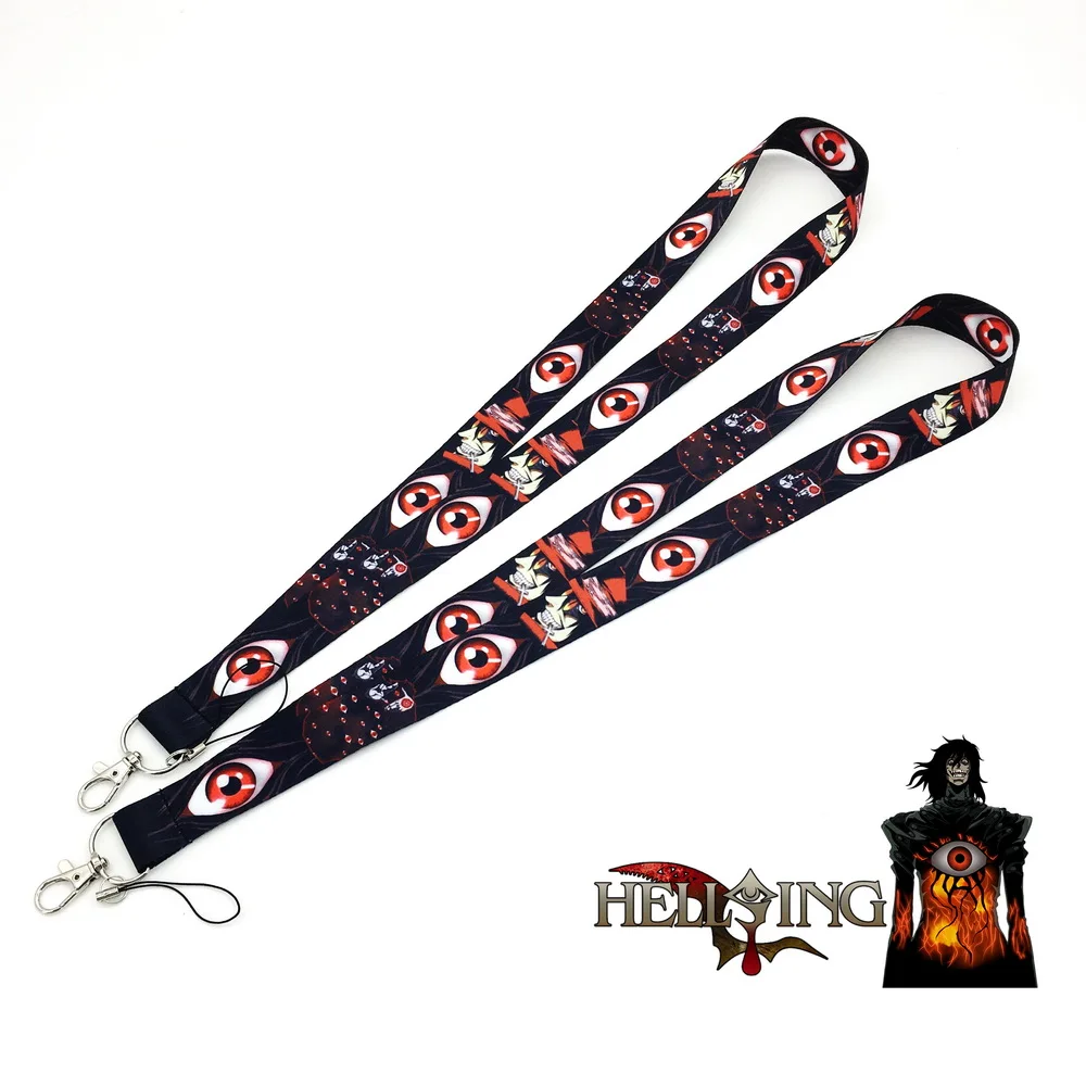 Hellsing Lanyard Мобильный телефон ключи для Iphone ID Card VIP Pass брелки в подарок|Брелоки| |