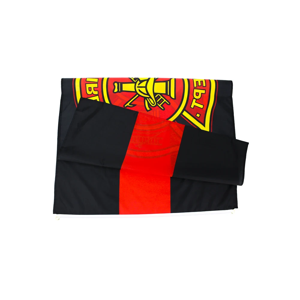 Xiangying 90x150cm Red Line Black Fire Department Flag | Flags