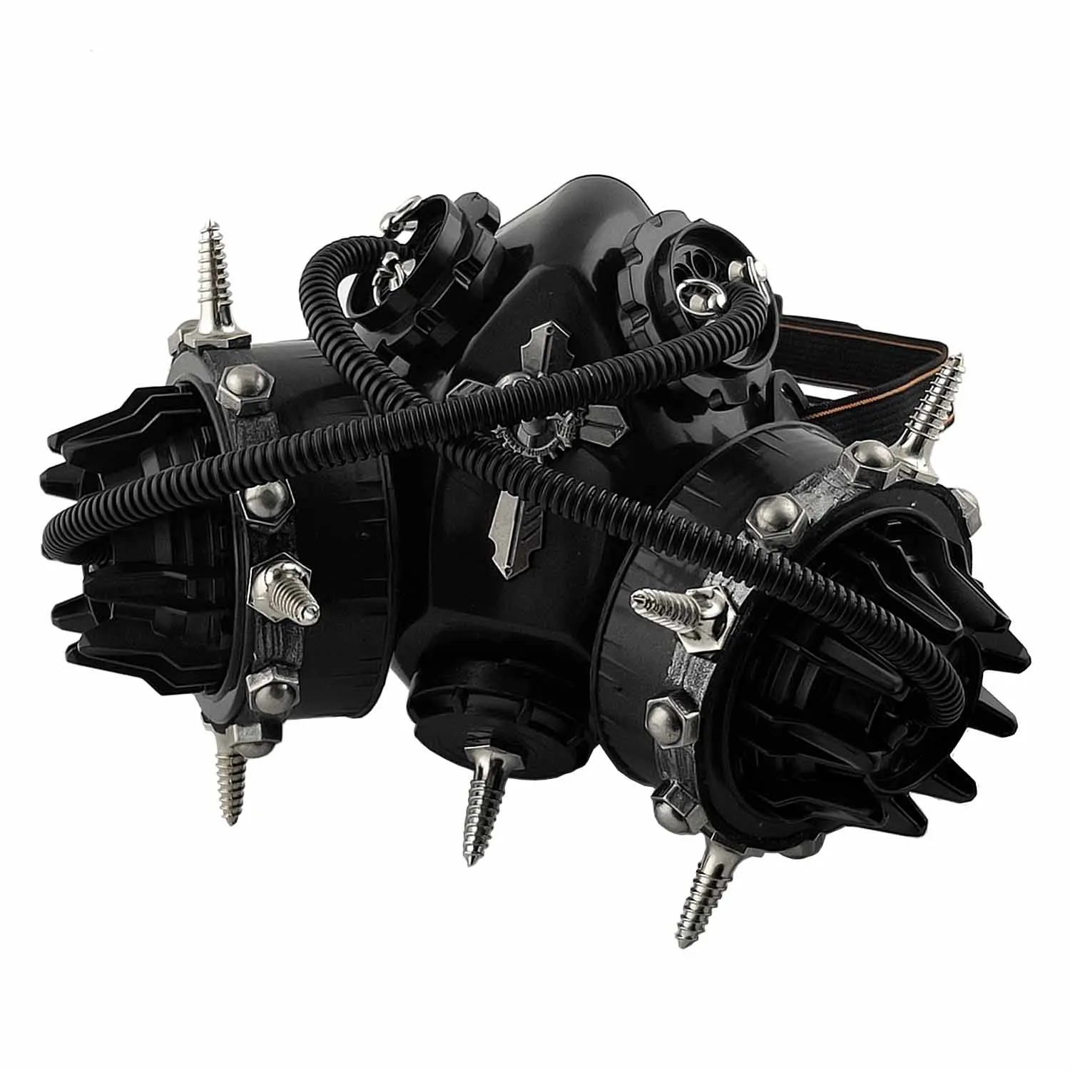 Костюм на Хэллоуин искусственное платье маскарадная газовая маска для вечеринки