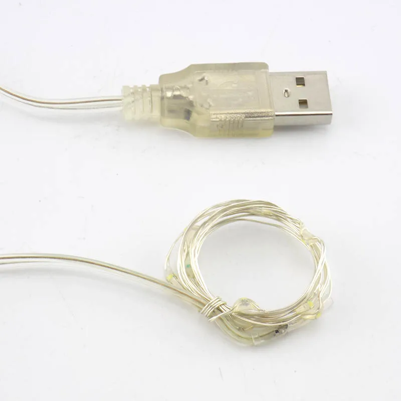 10 светодиодов/1 м Светодиодная лента с usb-питанием белый/теплый белый/RGB