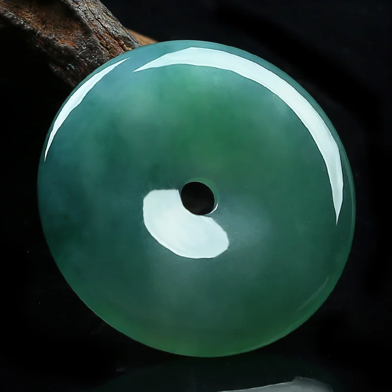 Подвеска из натурального нефрита с пуговицами для мужчин и женщин подвеска