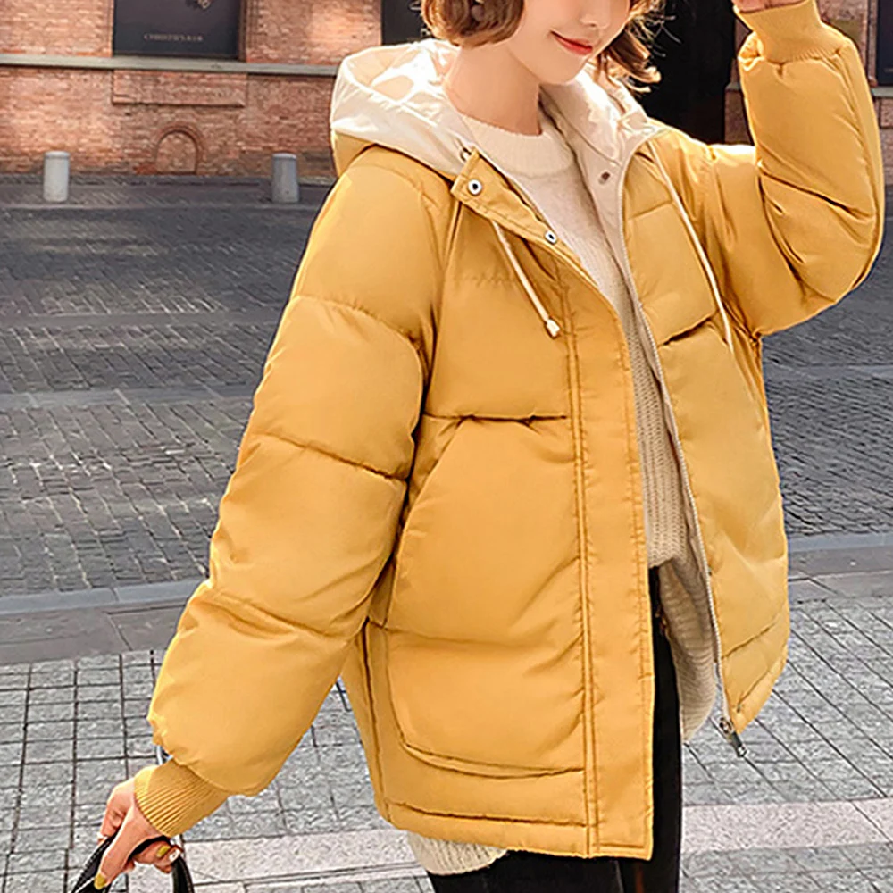 Осенне зимняя женская куртка пальто 2019 модное женское зимнее с капюшоном женские