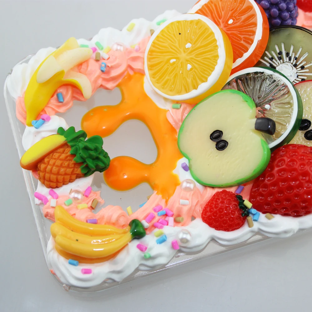 

New kawaii fruit pattern phone case for iphone xsmax 11 12 13 pro max mini 7 8 plus x xs xr apple cover Cartoon style Samsung