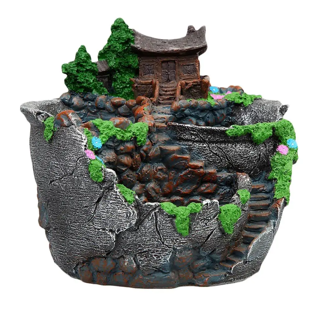 Креативный микро Ландшафтный цветочный горшок подвесной садовый дизайн цветы