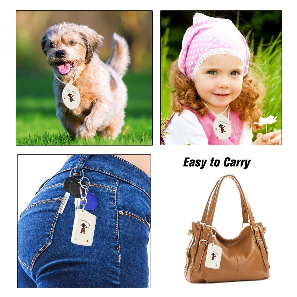 

Wireless Electronic Anti-Lost Alarm Kids Pet Wallet Phone Security Finder Keychain Anti Lost Reminder Vibration Sound Alarm
