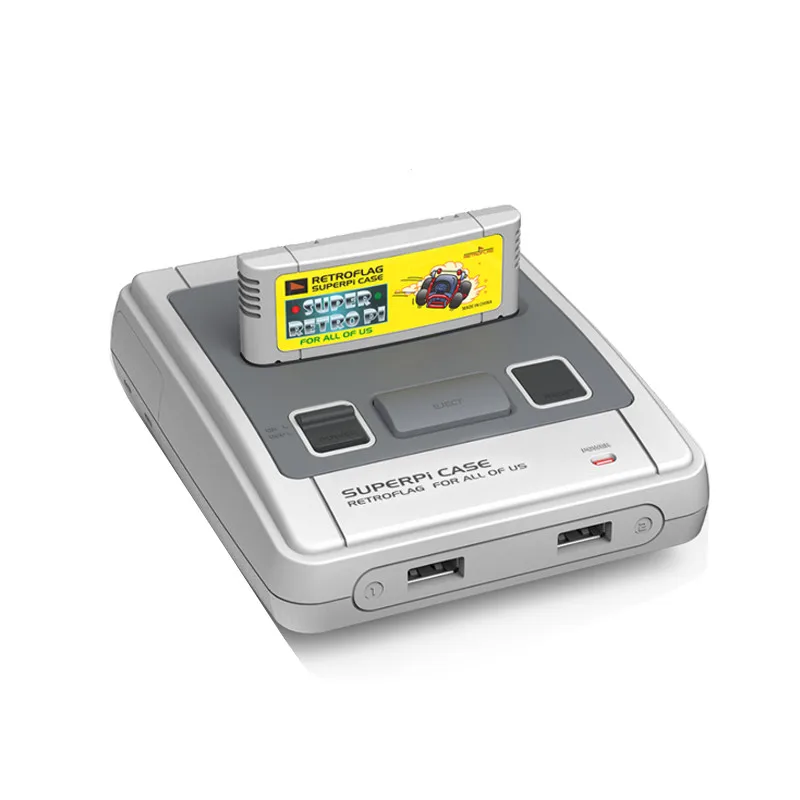 Retroflag Ретро ТВ игровых консолей SUPERPi CASE J с Recalbox Системы Raspberry Pi 3B игроки Bulit в 10000 +