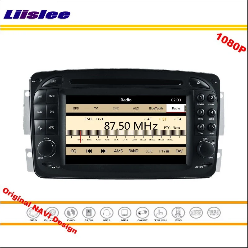 

For Mercedes Benz M / ML W163 1998~2002 Car Radio CD DVD Player GPS Navigation 1080P HD Screen System Original With Aux