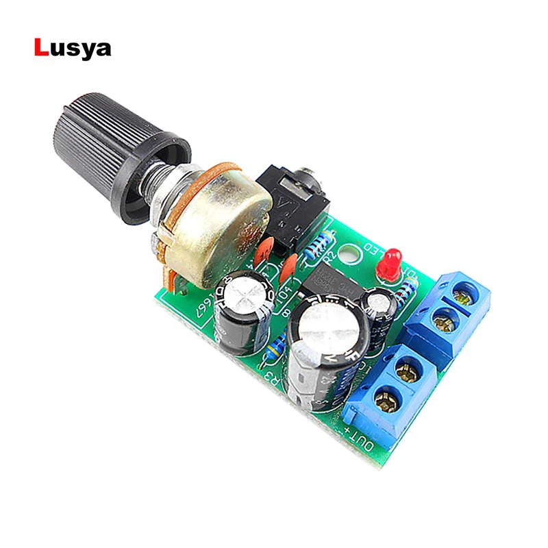 Плата усилителя звука Mini LM386 усилитель 3 В ~ 12 постоянного тока модуль с