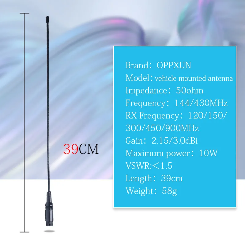 

OPPXUN G8 144MHz 430MHz SMA- Male Radio Antenna For Yaesu Nagoya Na-771 Radio Antenna for Kenwood Motorola Vertex Standard