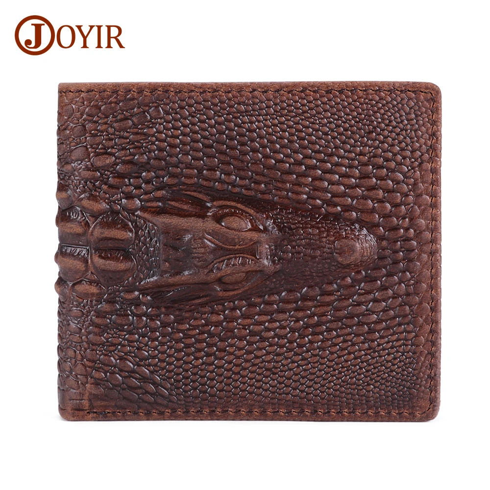 JOYIR новинка мужской кошелек модный крокодиловый узор RFID натуральная кожа