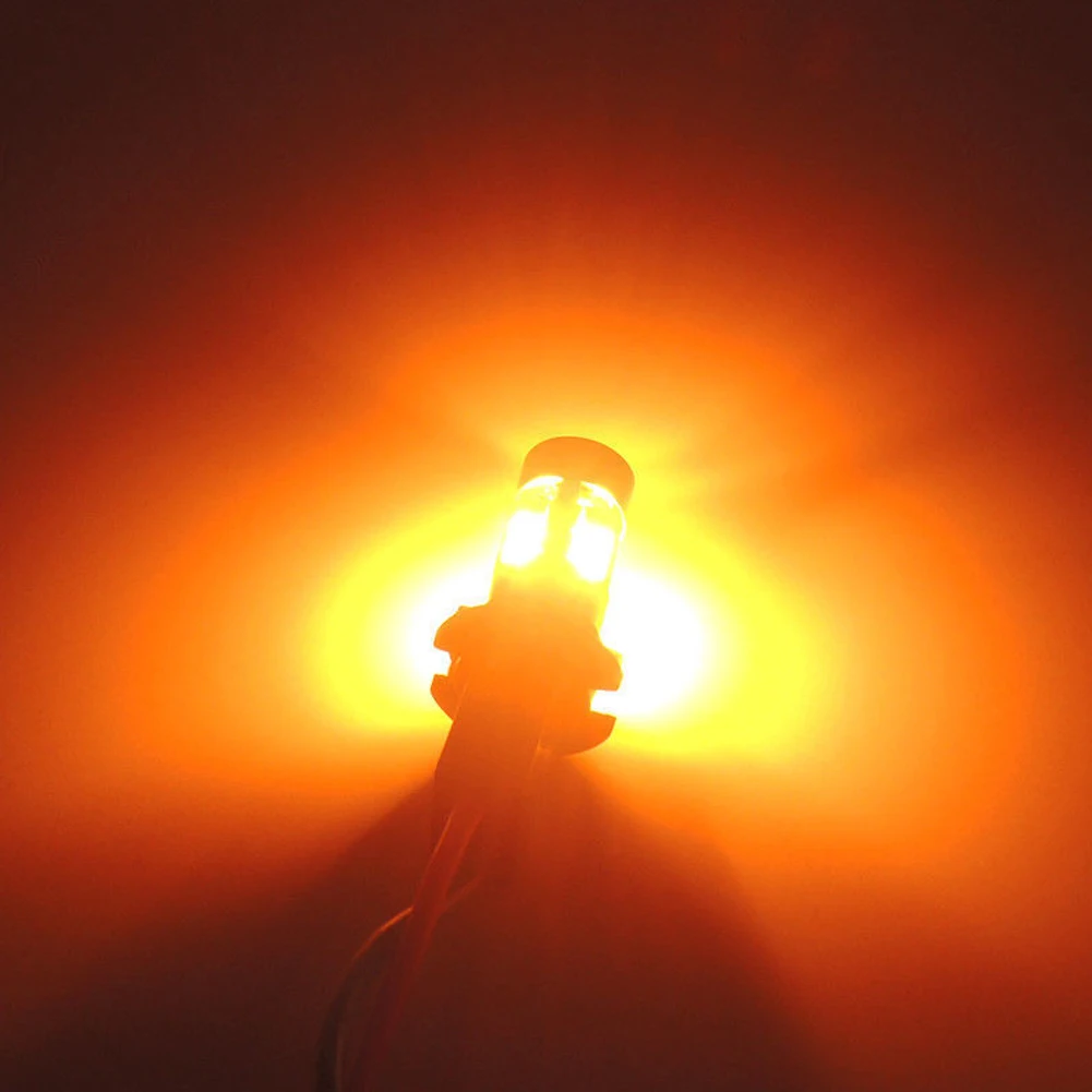 

1/2PCS T10 LED Bulb Canbus 5W5 Car W5W LED Signal Light 12V License Plate Lights 3030 19SMD Orange