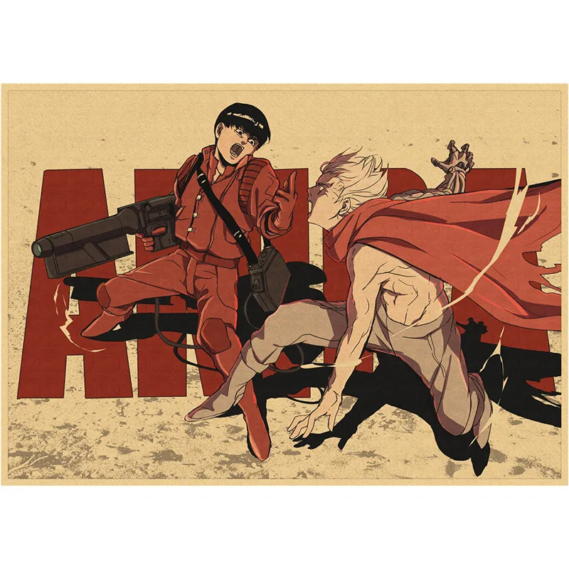 Классические Постеры Akira из крафт-бумаги для японского аниме фильма