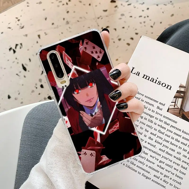 

Excitement Manga Kakegurui Phone Cases Transparent for Samsung A71 S9 10 20 HUAWEI p30 40 honor 10i 8x xiaomi note 8 Pro 10t 11
