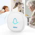 Новый беспроводной водонепроницаемый дверной звонок, умный дверной звонок, сигнализация для дома, частота 433 м, дверной звонок F52 с одной кнопкой, пейджер для пожилых людей