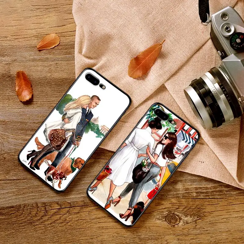 Модная красивая девушка Чехлы для мобильных телефонов samsung A5 6 7 A8 A9 10 A10 A20 30 A40 A50 A60