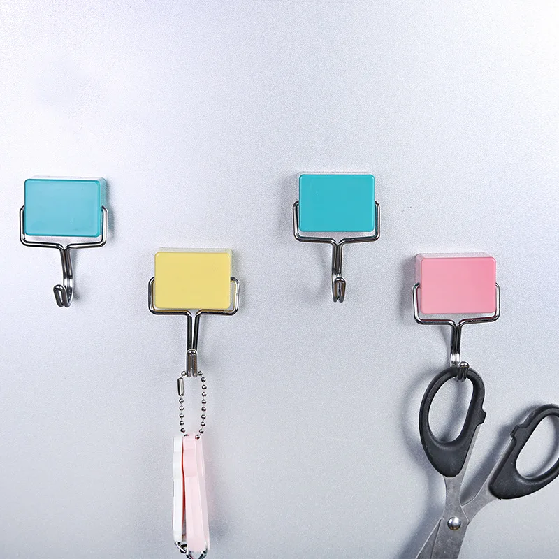 Супер волшебный присоска железный магнитный не-маркировочный крюк кухонный