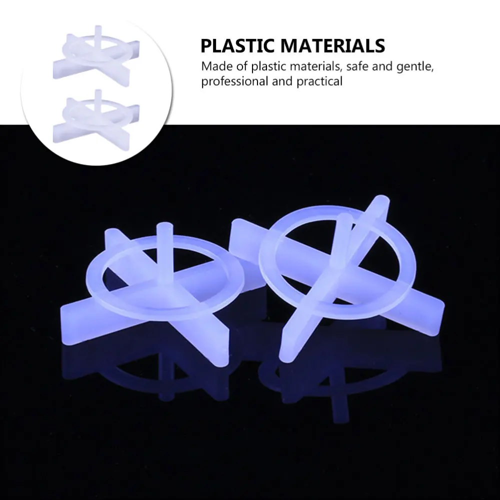 

200pcs Practical Removable Tile Spacers Reusable Cross Tile Spacer for Spacing