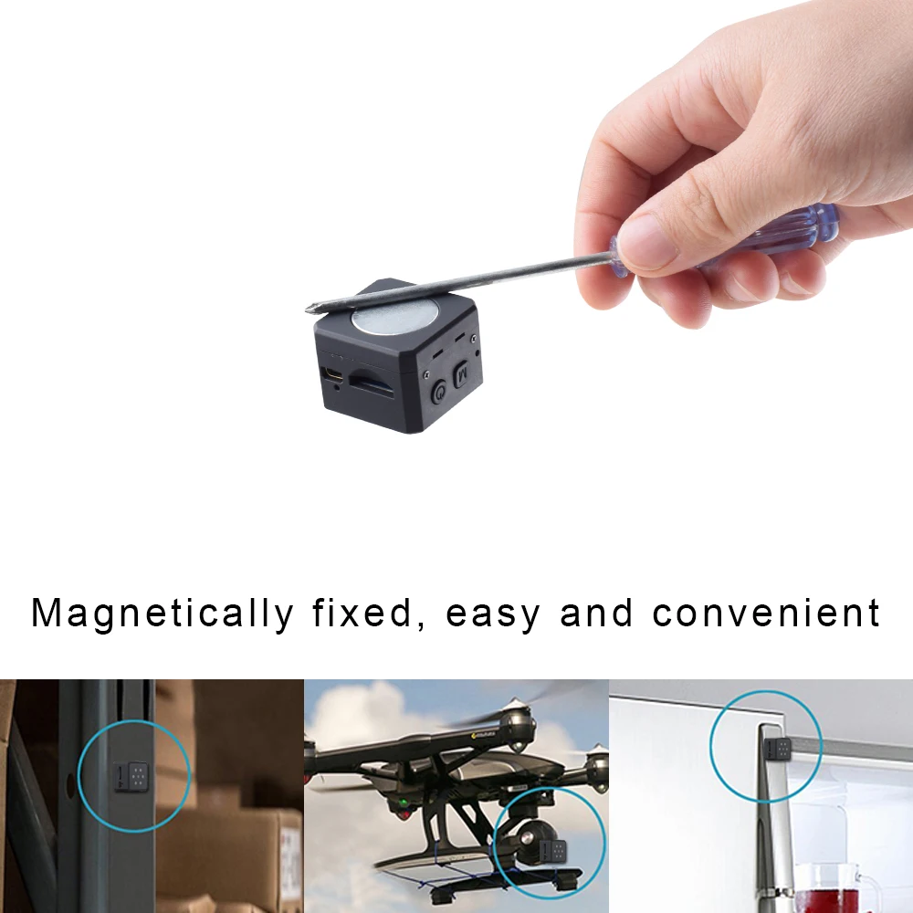 Мини камера безопасности мини 1080P портативная ночного видения Обнаружение