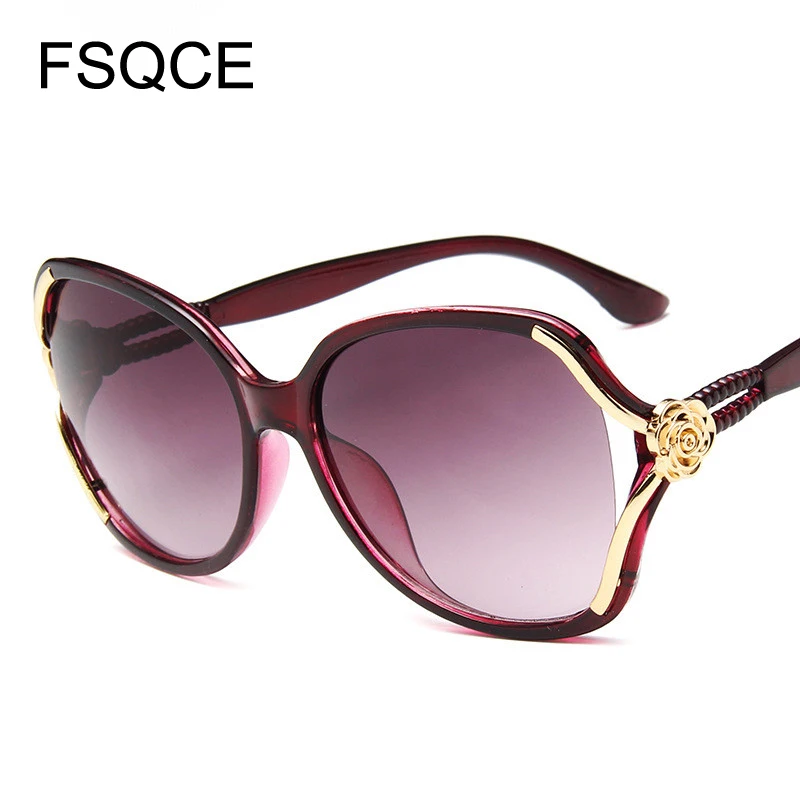 Солнцезащитные очки женские в ретро стиле роскошные модные солнечные для