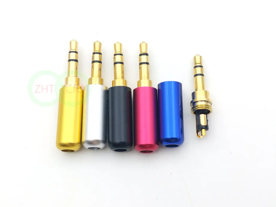 100 шт. алюминиевый корпус стерео 3 5 мм разъем для наушников аудио|Соединители| |