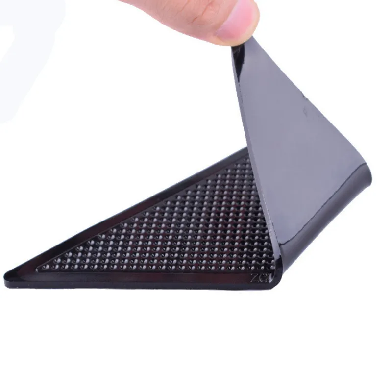 4 шт. домашний Коврик для пола захваты Самоклеящиеся противоскользящие наклейки