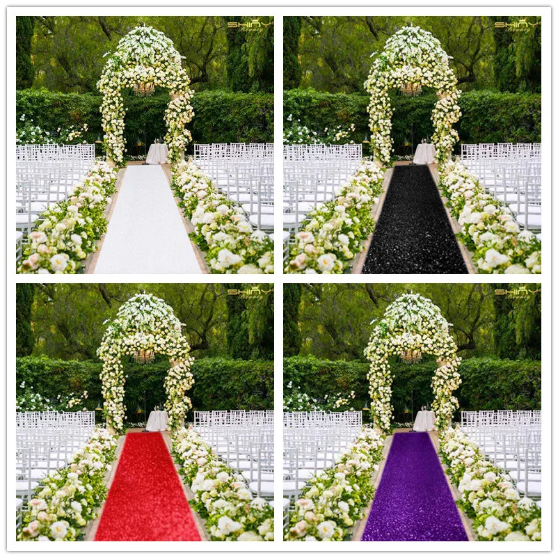 Лидер продаж свадебные проходы бегуны с красными блестками ковровые коврики для