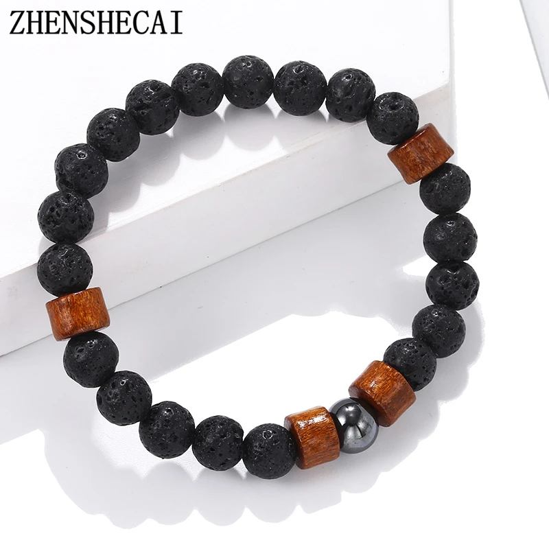 2019 Модные акриловые браслеты для женщин и мужчин Классические черно белые с