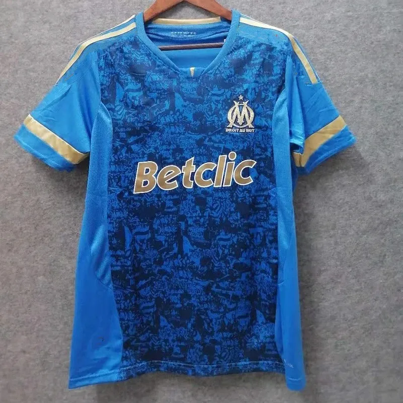

MARSEILLES Classical 11 12 Jersey FOOTBALL Men Short Sleeve Soccer Shirt OM RETRO