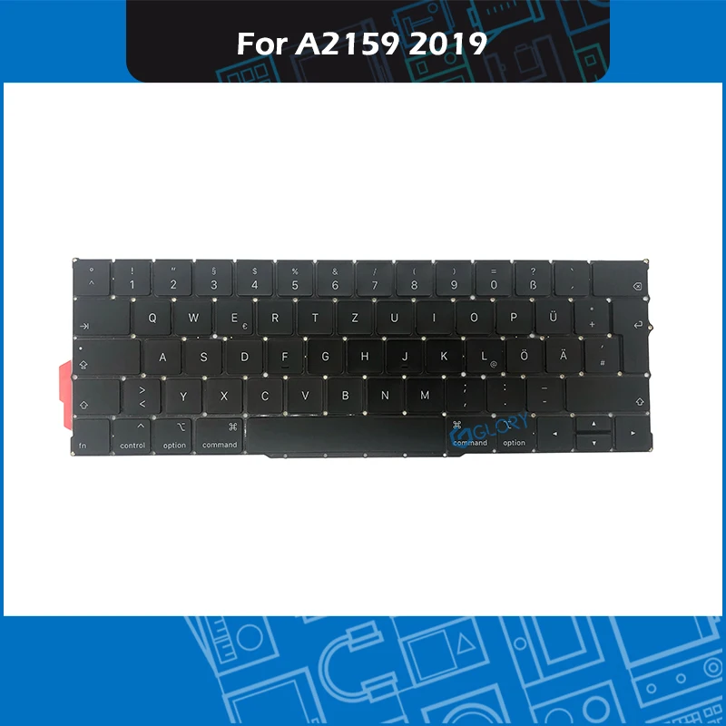 

New German Layout Laptop Keyboard For Macbook Pro Retina 13" A2159 Keyboard Replacement Mid 2019