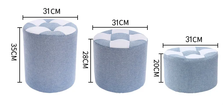 35 см модная Гостиная Детская гостиная блок искусство маленькая скамейка