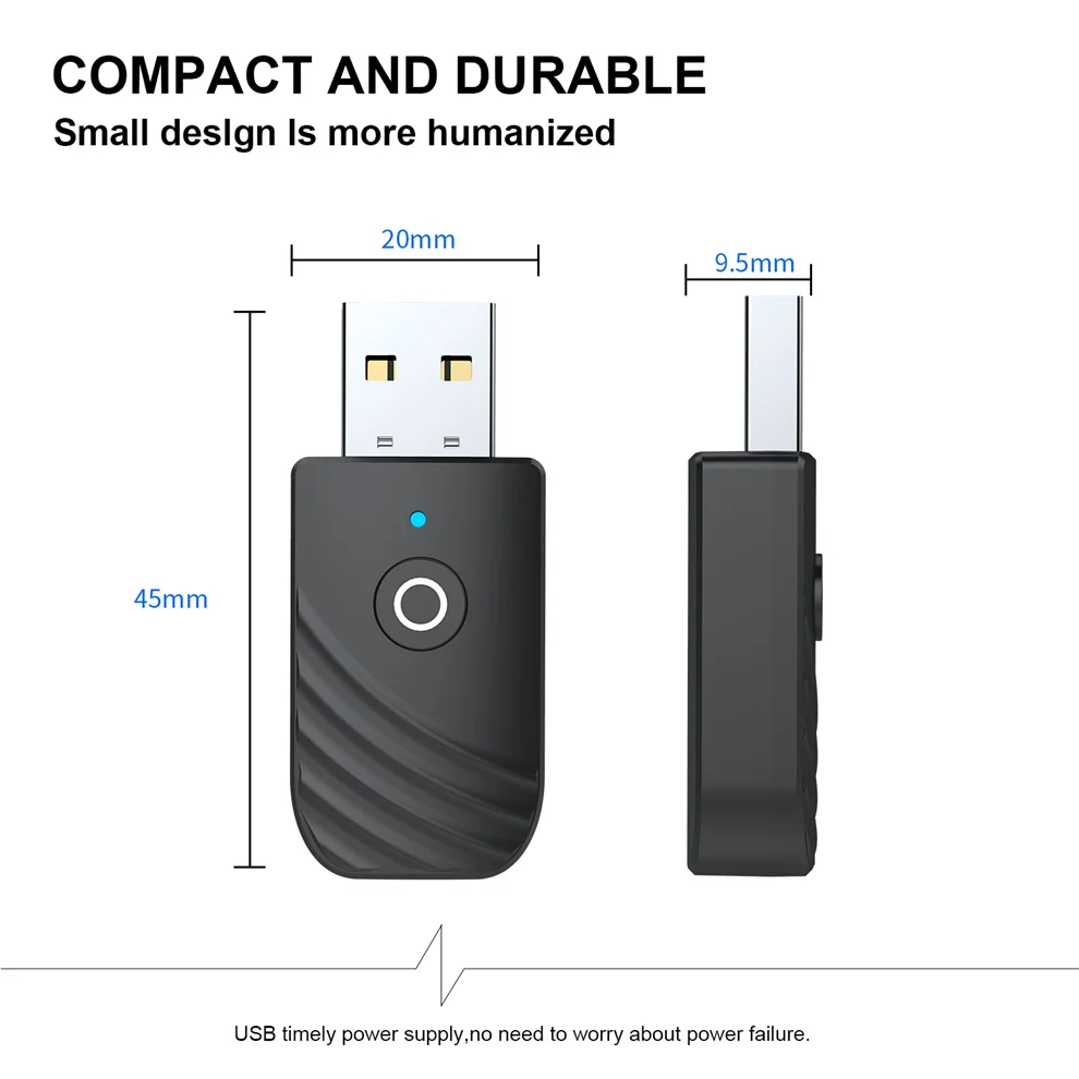 LccKaa 3 в 1 Bluetooth 5 0 аудио приемник передатчик 2 USB компьютер ТВ адаптер автомобильный