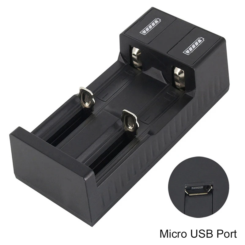 Универсальное зарядное устройство 2 слота USB разъем для литийионных