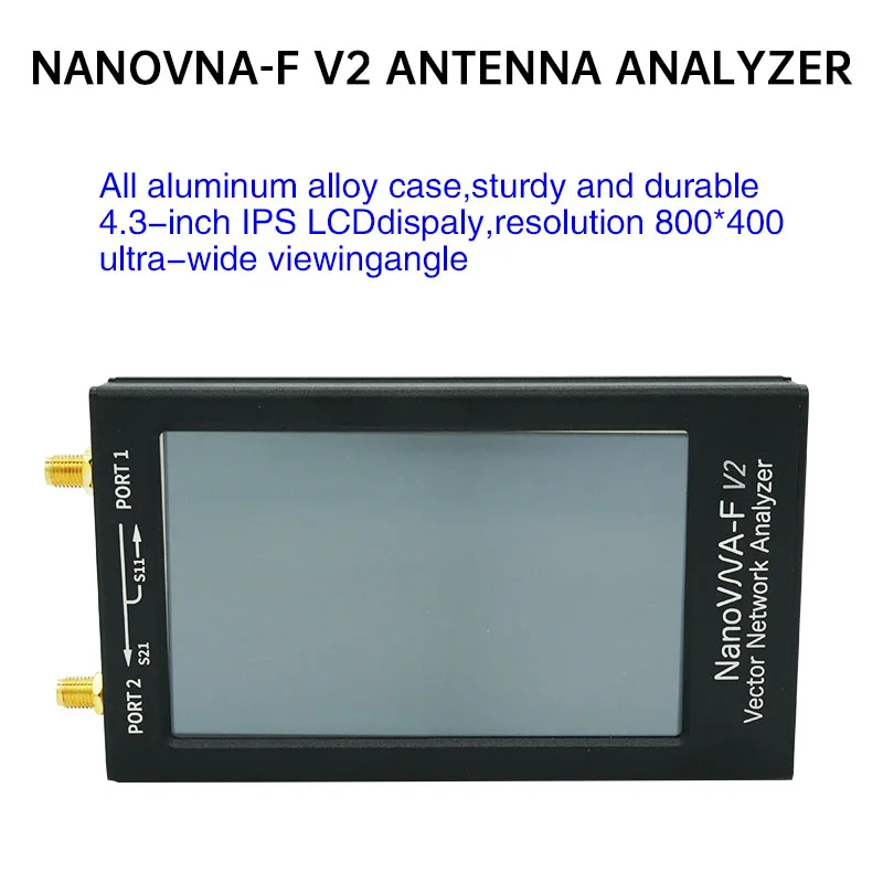 KKMOON NanoVNA F V2 4 3 дюймовый IPS ЖК дисплей векторный сетевой анализатор S A 2 антенный
